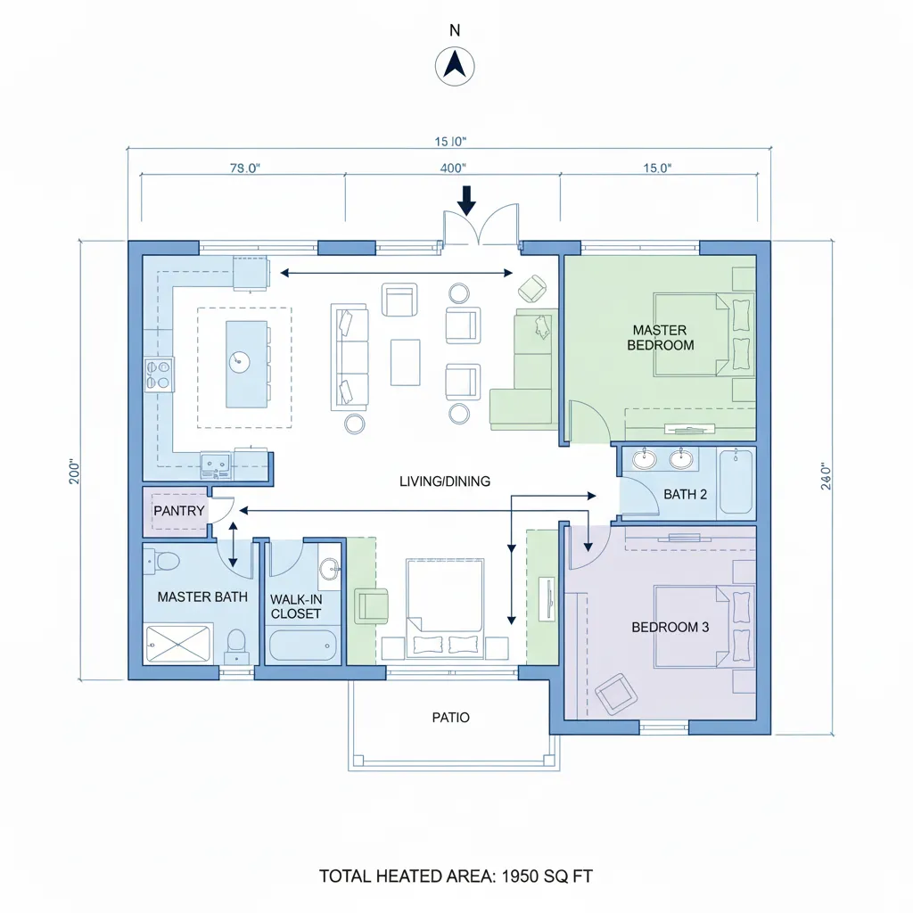 AI Floor Plan Editor example