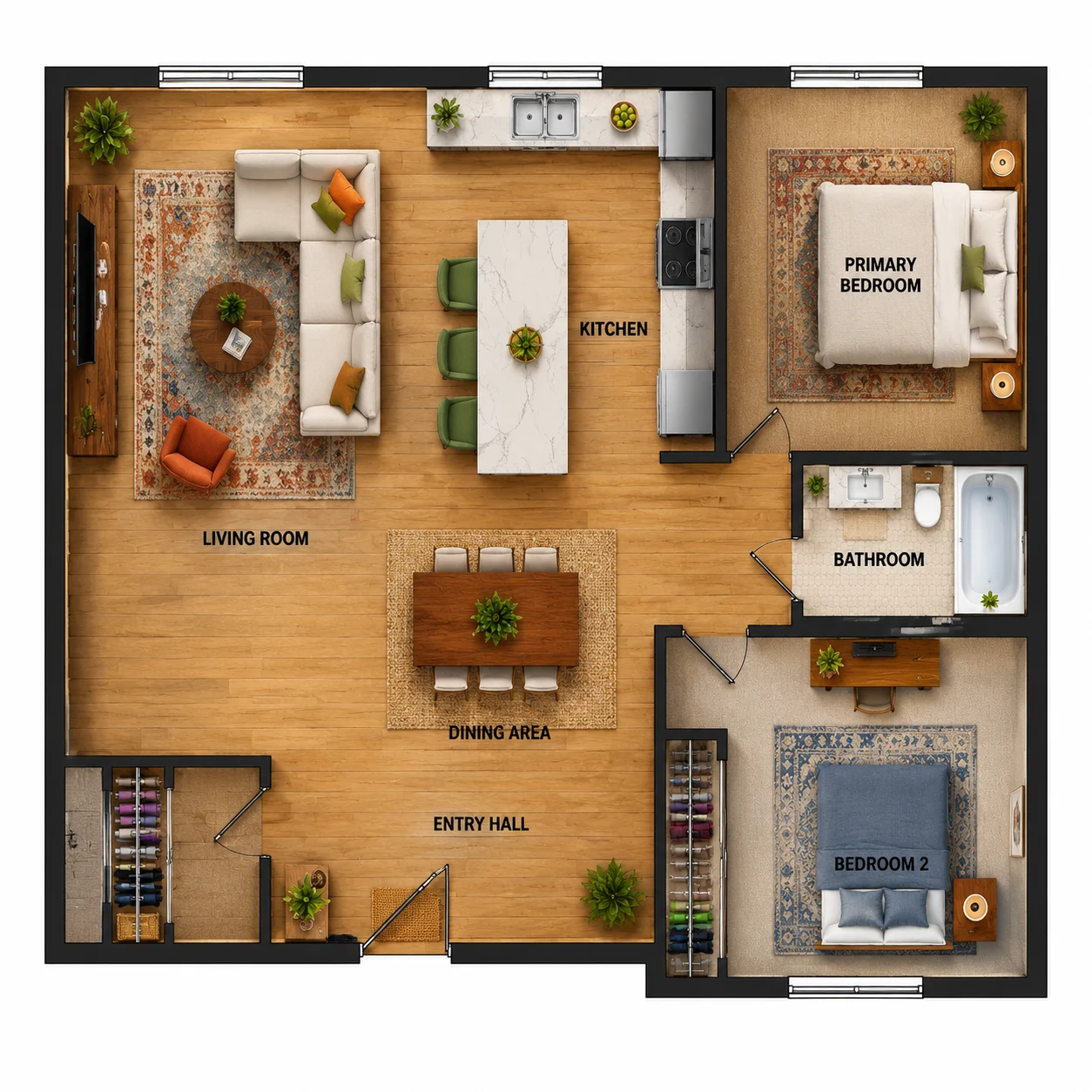 AI Floor Plan Generator example